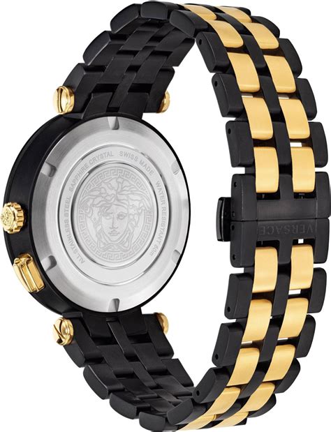 versace men's v race swiss quartz watch|Versace Mens Black 46 mm V.